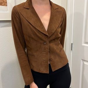 Vintage genuine suede blazer